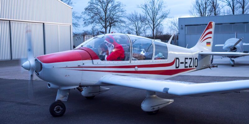 Der Nikolaus auf dem Wormser Flugplatz – 2024