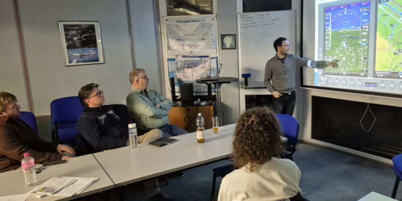 Winterabend zum Thema IFR-Rating