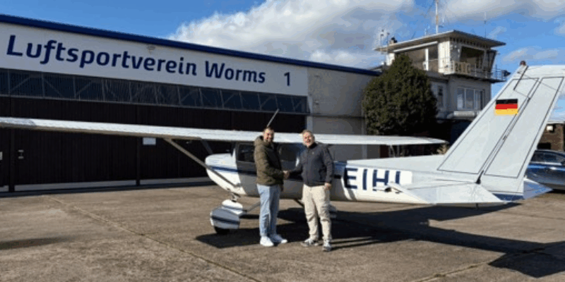 Lukas Stiepeldey – Flugprüfung bestanden